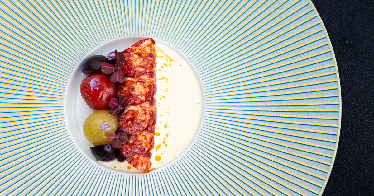 Lobster dish at Restaurant Gordon Ramsay High